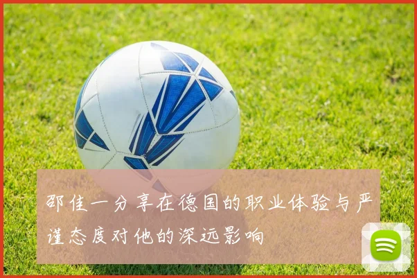 邵佳一分享在德国的职业体验与严谨态度对他的深远影响
